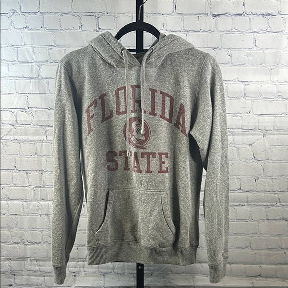 🧢 Florida State University Triblend Hoodie Gray Small - Picture 1 of 3